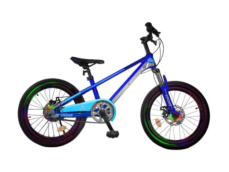 bicicleta aro 20 cross magnesio azul