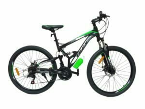 bicicleta doble suspension trex 26 verde