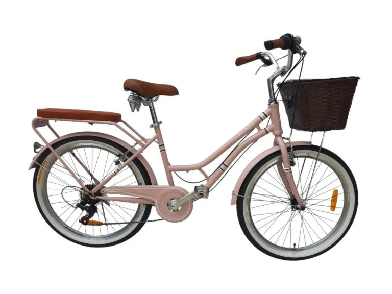 bicicleta vintage aro 24 infinity rosado